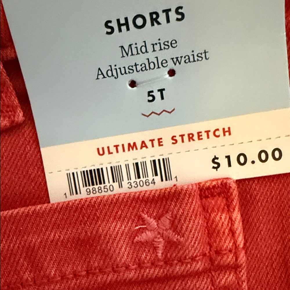 Cat & Jack Red Star Patterned Shorts - Picture 5 of 5